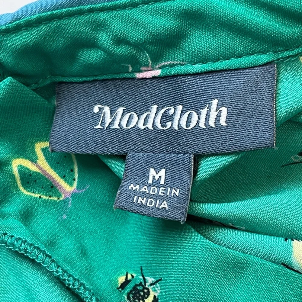 ModCloth Original Take Bug Insect Print Collared Dress | Size M - Picture 7 of 10